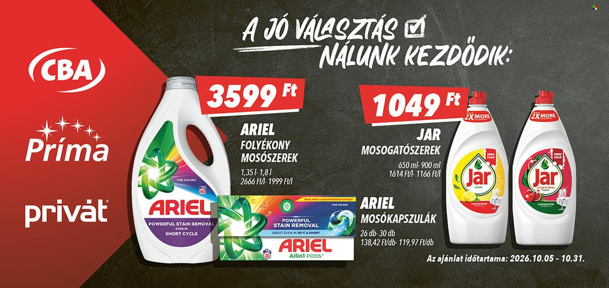 CBA akciós újság érvényes:  - 2026.10.05 - 2026.10.31. 3. oldal Oldal 3
