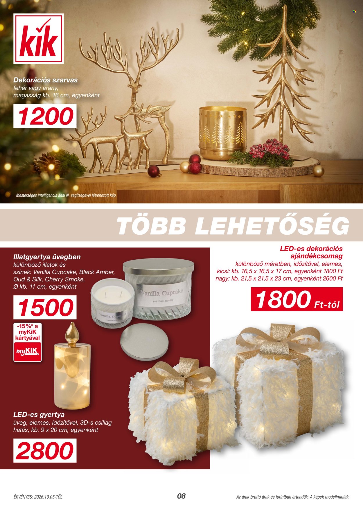 Kik akciós újság érvényes: . 8. oldal Oldal 8