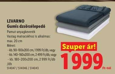 Livarno Gumis dzsörzélepedő