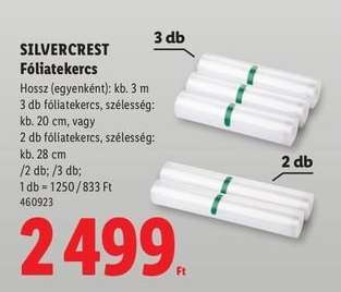 Silvercrest Fóliatekercs