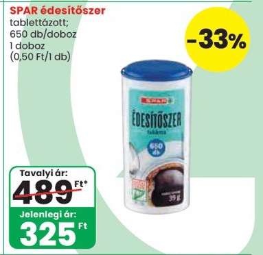 SPAR édesítőszer