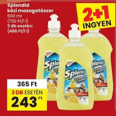 Splendid kézi mosogatószer