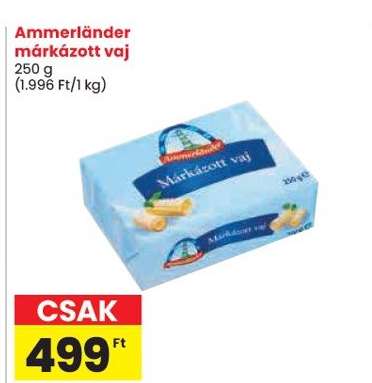 Ammerländer márkázott vaj