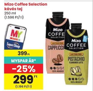 Mizo Coffee Selection kávés tej