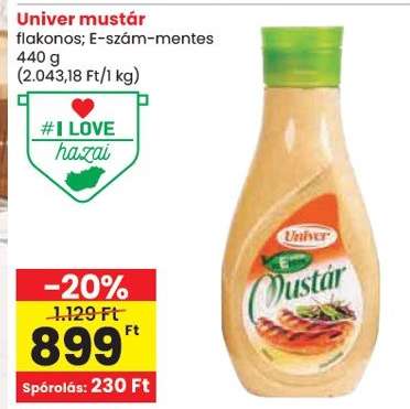 UNIVER﻿﻿ Mustár*