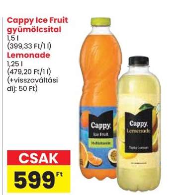 Cappy Ice Fruit gyümölcsital