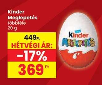 KINDER Meglepetés