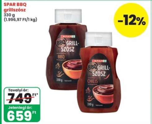 SPAR BBQ grillszósz