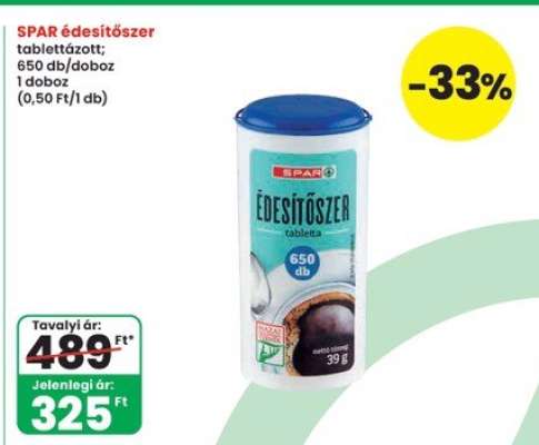 SPAR édesítőszer