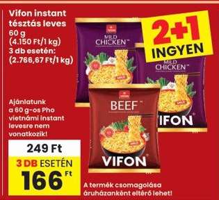 Vifon Instant Tésztás Leves