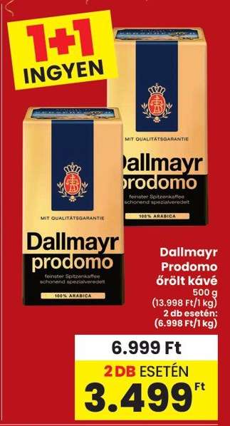 Dallmayr Prodomo őrölt kávé
