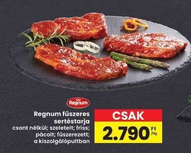 Regnum fűszeres sertéstarja