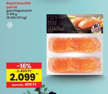 Royal lazacfilé porció