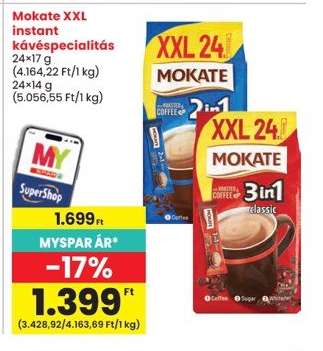Mokate XXL instant kávéspecialitás