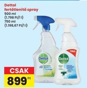 Dettol fertőtlenítő spray