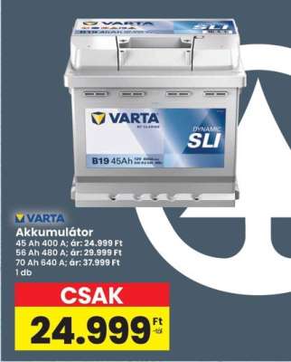 Varta akkumulátor