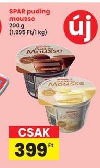 SPAR puding mousse
