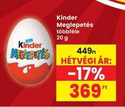 KINDER Meglepetés