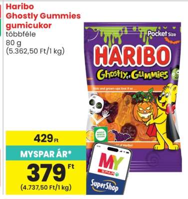 Haribo Ghostly Gummies gumicukor