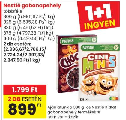 NESTLÉ Gabonapehely