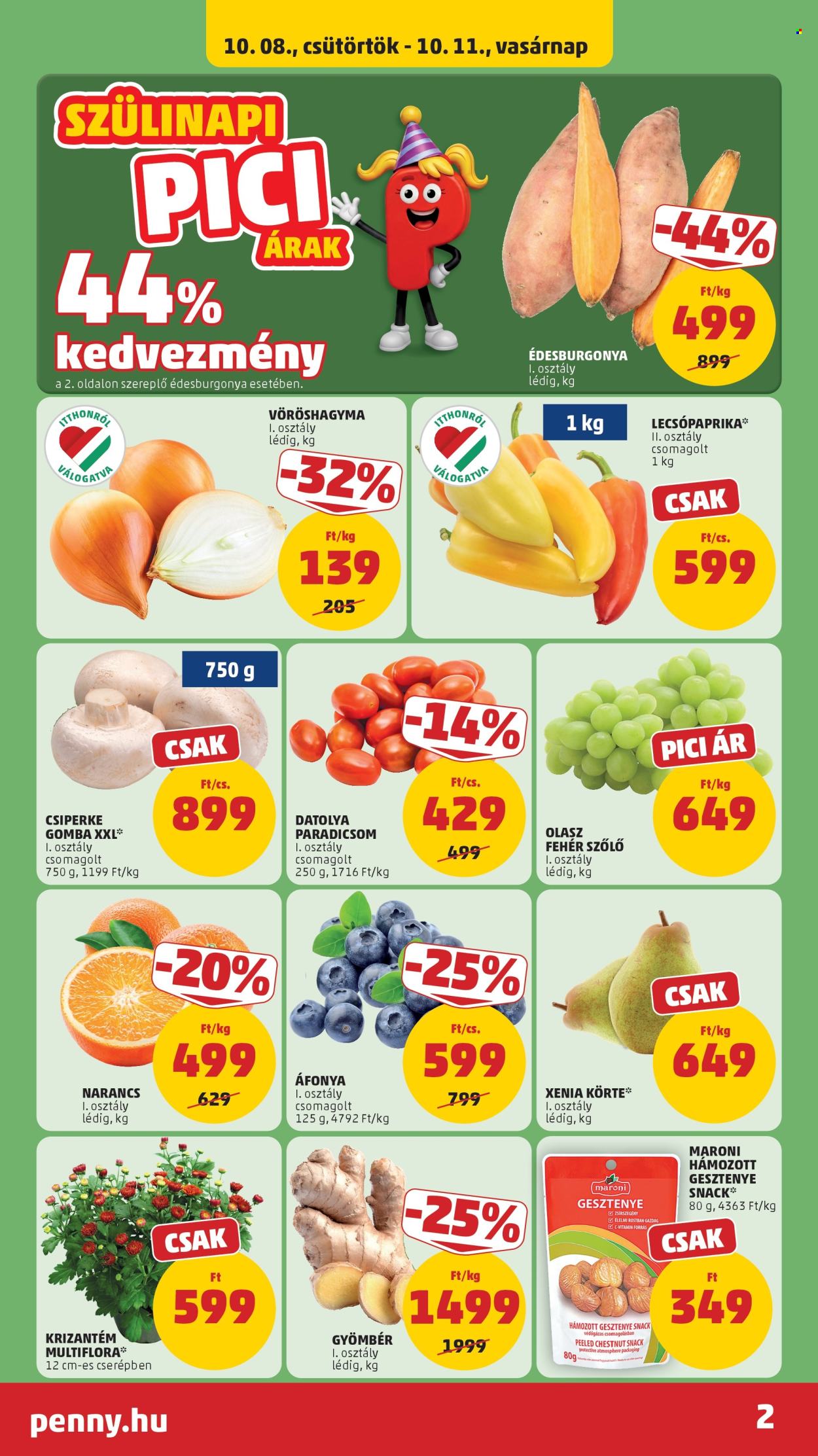 Penny Market akciós újság érvényes:  - 2026.10.08 - 2026.10.14. 2. oldal Oldal 2