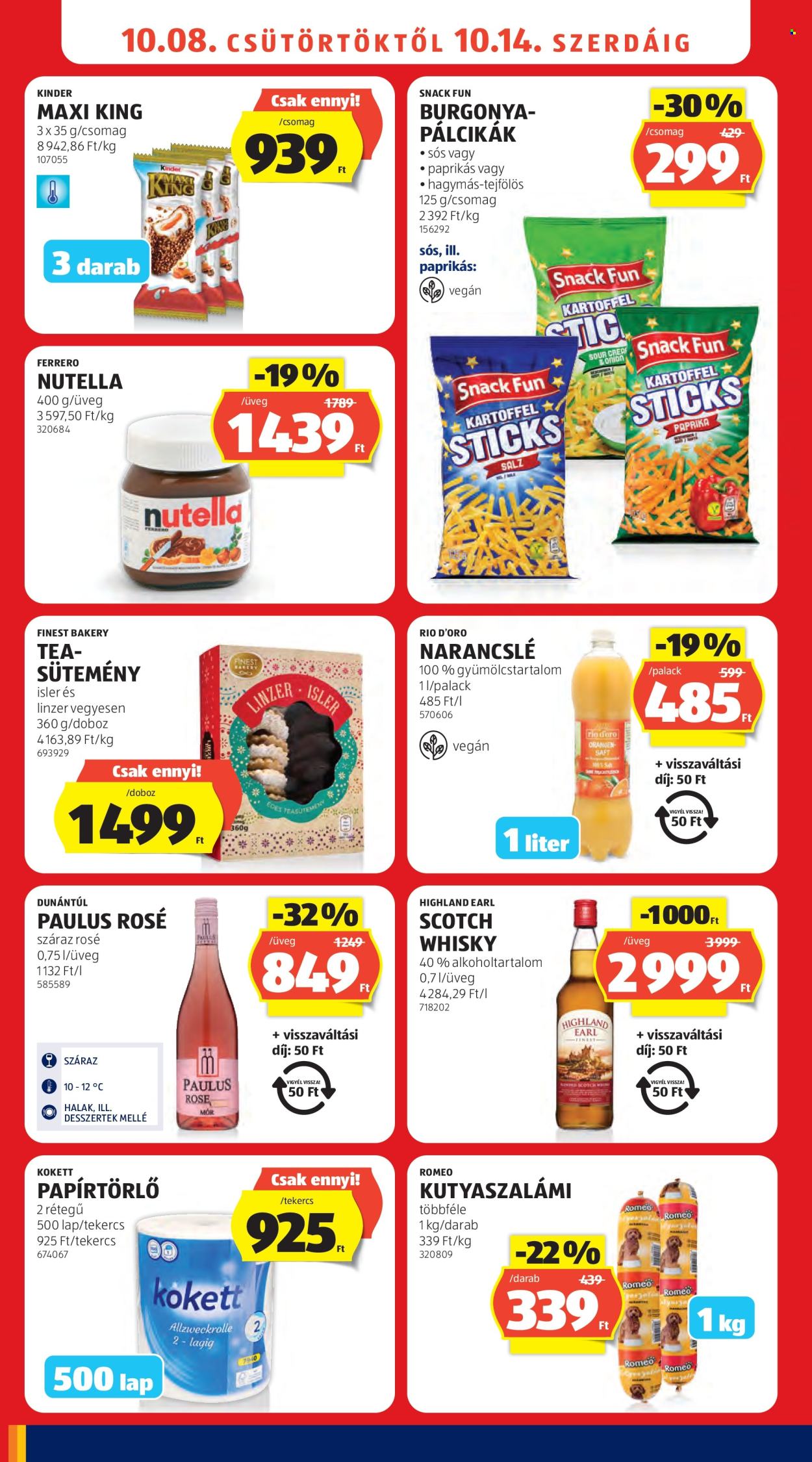 Aldi akciós újság érvényes:  - 2026.10.08 - 2026.10.14. 12. oldal Oldal 12