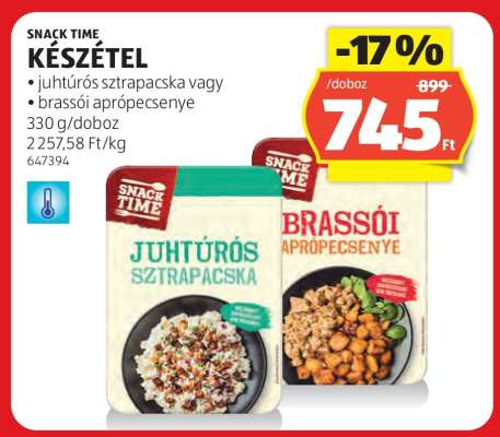 SNACK TIME KÉSZÉTEL