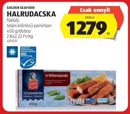 GOLDEN SEAFOOD HALRUDACSKA