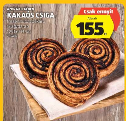 Kakaós csiga