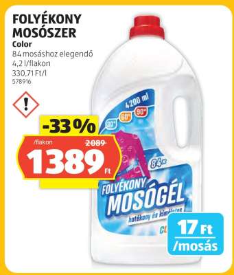Folyékony mosószer*