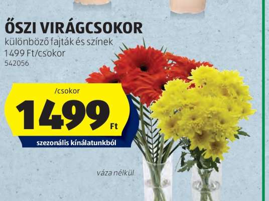 Őszi virágcsokor