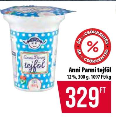 Anni Panni tejföl