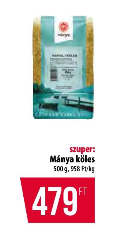 Mánya köles