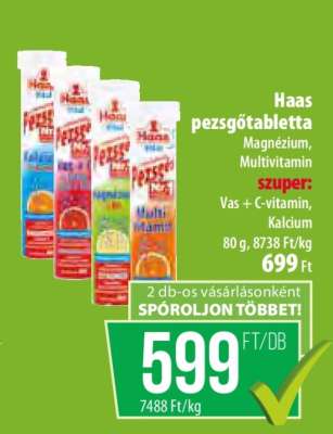 Haas pezsgőtabletta