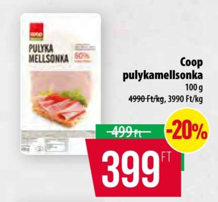 Coop pulykamellsonka