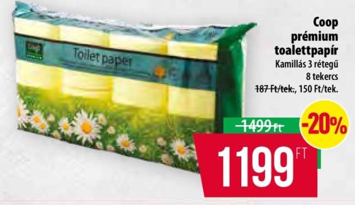 Coop prémium toalettpapír