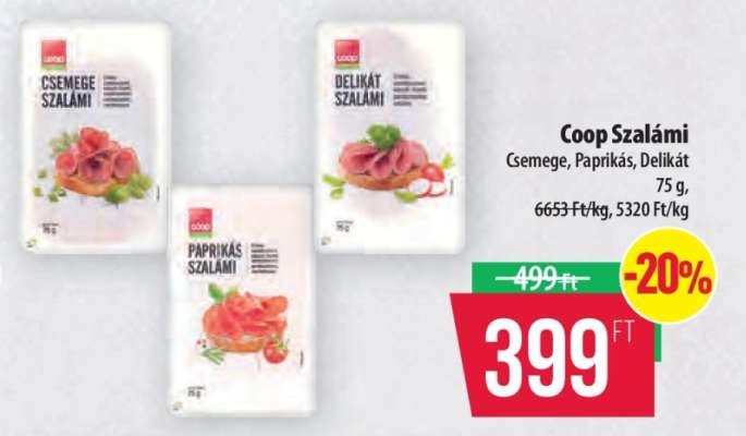 Coop szalámi