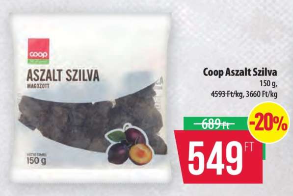 Coop Aszalt Szilva