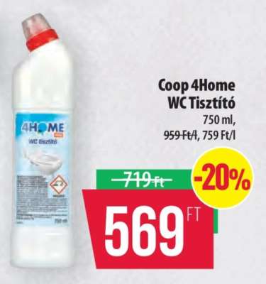Coop 4Home WC tisztító