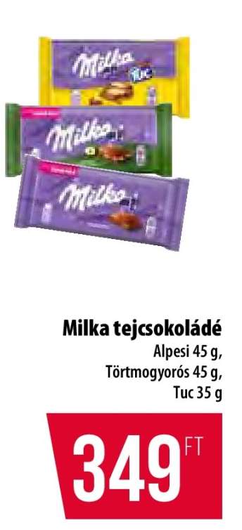 Milka tejcsokoládé