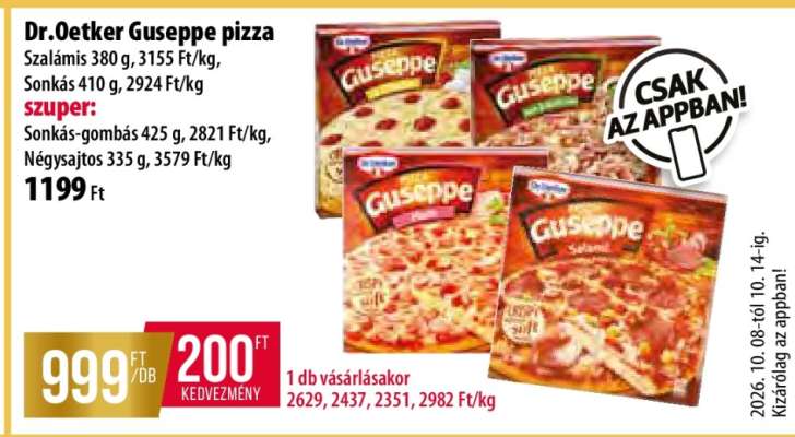 DR. OETKER Guseppe pizza