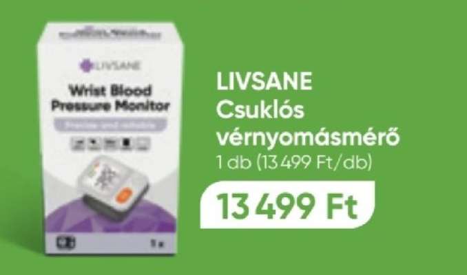 LIVSANE Csuklós vérnyomásmérő
