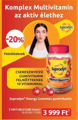 Supradyn® Energy Gummies gumivitamin
