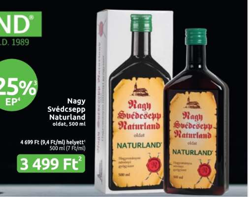 Nagy Svédcsepp Naturland