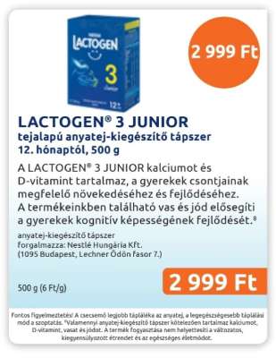 LACTOGEN® 3 JUNIOR
