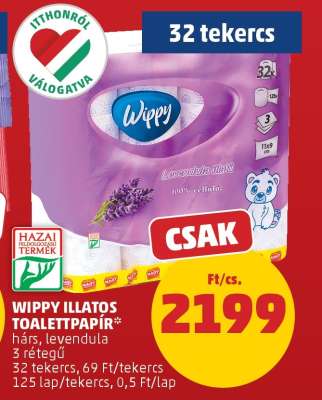 WIPPY ILLATOS TOALETT PAPÍR