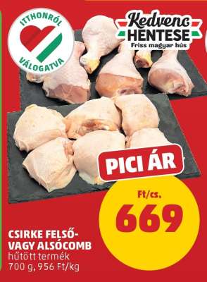 Csirke felső- vagy alsócomb