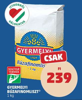GYERMELYI BÚZAFINOMLISZT