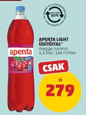 Apenta Light Üdítőital