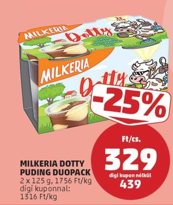 Milkeria Dotty Puding Duopack
